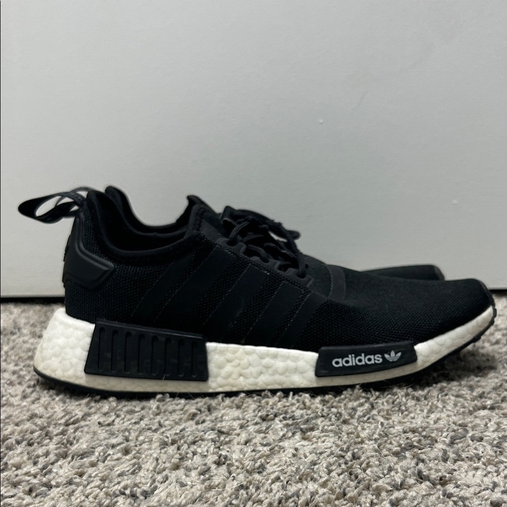 Adidas NMD R1 Black and White Shoes